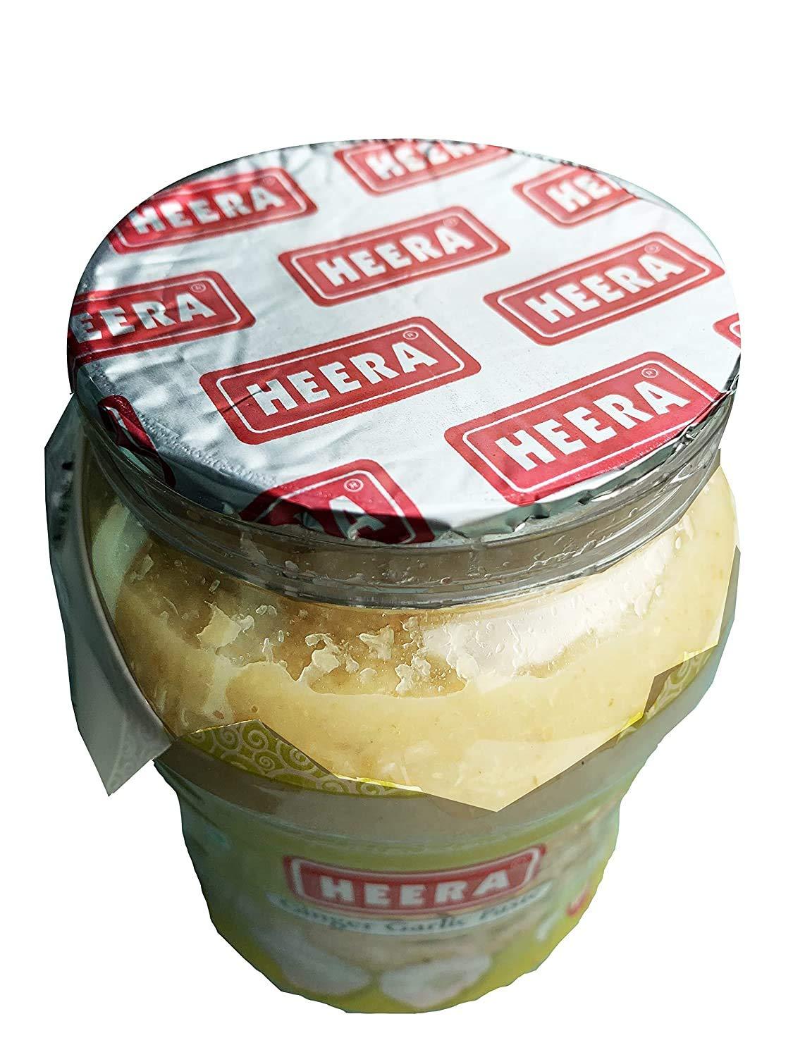 HEERA HEERA Ginger & Garlic Paste , Adrak Lahsun Paste Ginger Garlic Paste for Cooking -500g. Pack