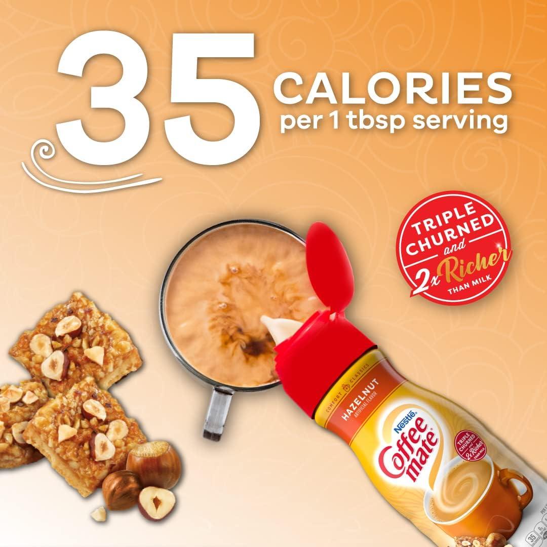 Generic Nestele Coffee Mate Hazelnut Coffee Creamer Delivers a Warm, Classic Flavour That Transforms Every Drinking Expericence 425g