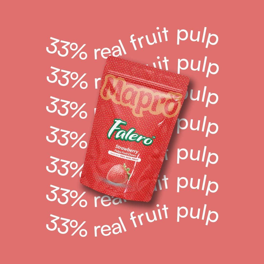 Falero Falero Fruit Chews, 175 gm, Potassium, Soluble Fibres, Vitamin C, 50 Fruit Chews(Pack of 2) (Strawberry & Jamun)