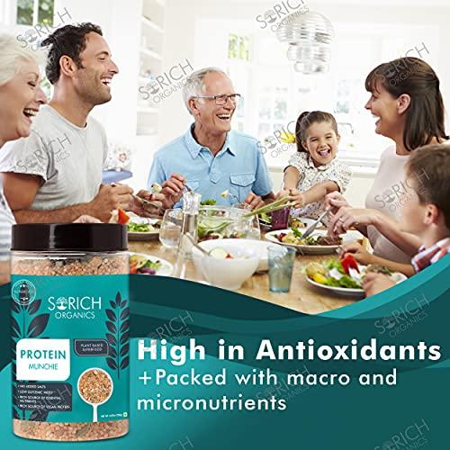 Sorich Organics Sorich Organics Protein Munchies 250 Gm - Mixture of Quinoa Puffs, Soya Nuts, Almonds, Sunflower & Pumpkin Seeds | Super Healthy Ready to Eat Snacks | Daily Dose of High Protein | Gluten Free | Health