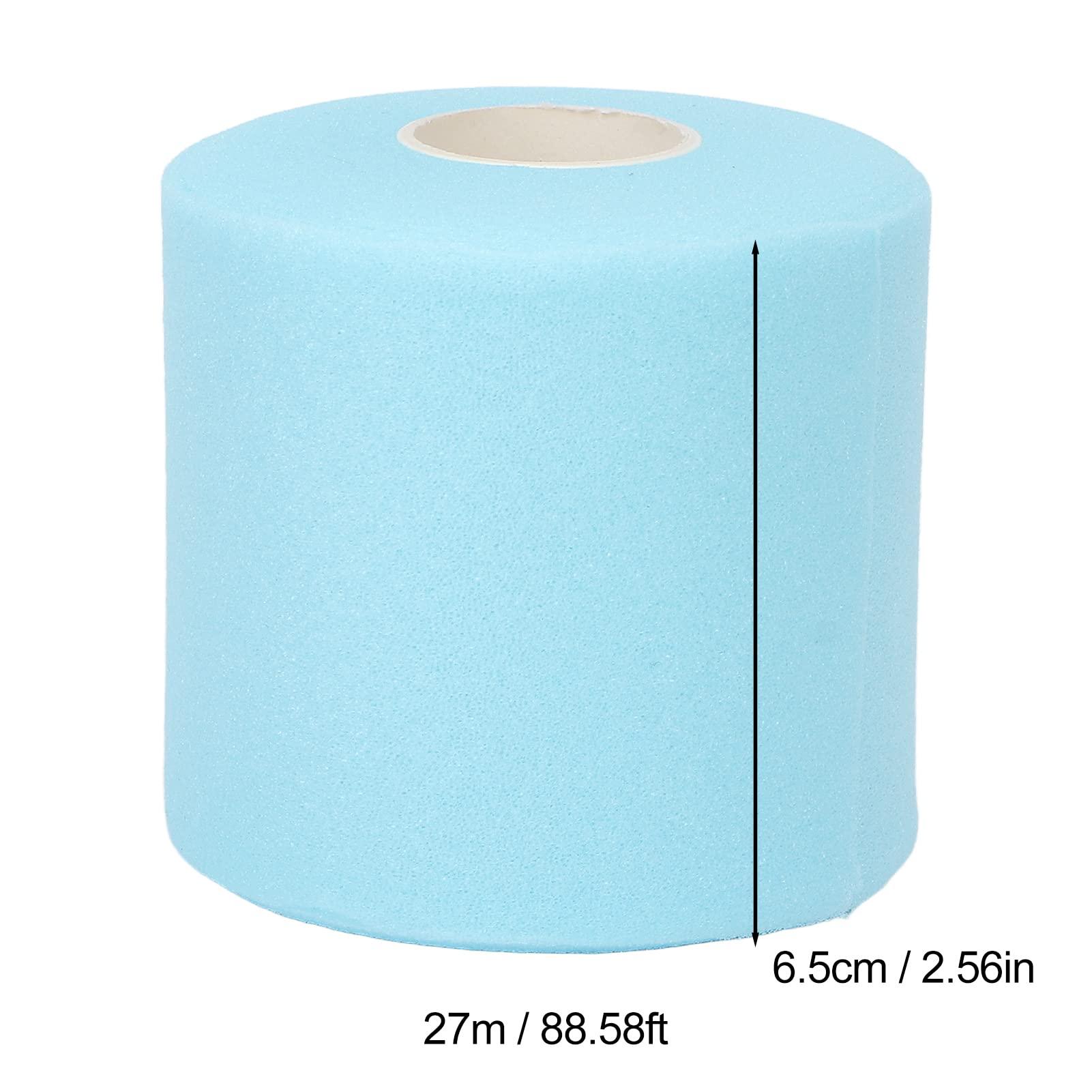 Pinsofy Pre Wrap Athletic Tape, Ankle Protection Skin Friendly Foam Underwrap Breathable for Sports(Blue)