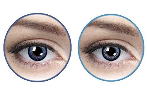 Charming Eyes Charming Eyes Quarterly Contact Lens - 4 Units (Midnight Blue, Sky Blue)