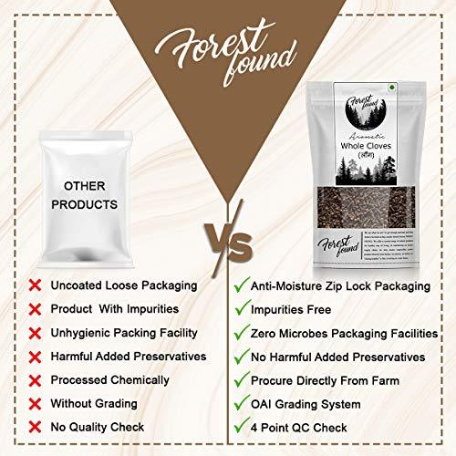 FOREST FOUND Forest Found Whole Cloves Spices ,Kerala Origin | Lavang, Laung, Laving, Grambu (250 Gram)