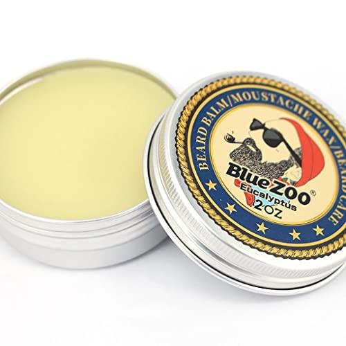 Generic Losa Natural Men Beard Balm Shaving Cream Leave-In Taming Styling Beard Growth Conditioner Moustache Wax Moisturizer - Eucalyptus