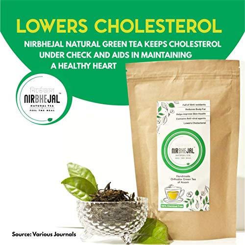 Nirbhejal Nirbhejal Loose Green Tea of Assam - Natural, Handmade, 100% Chemical free - 100 grams