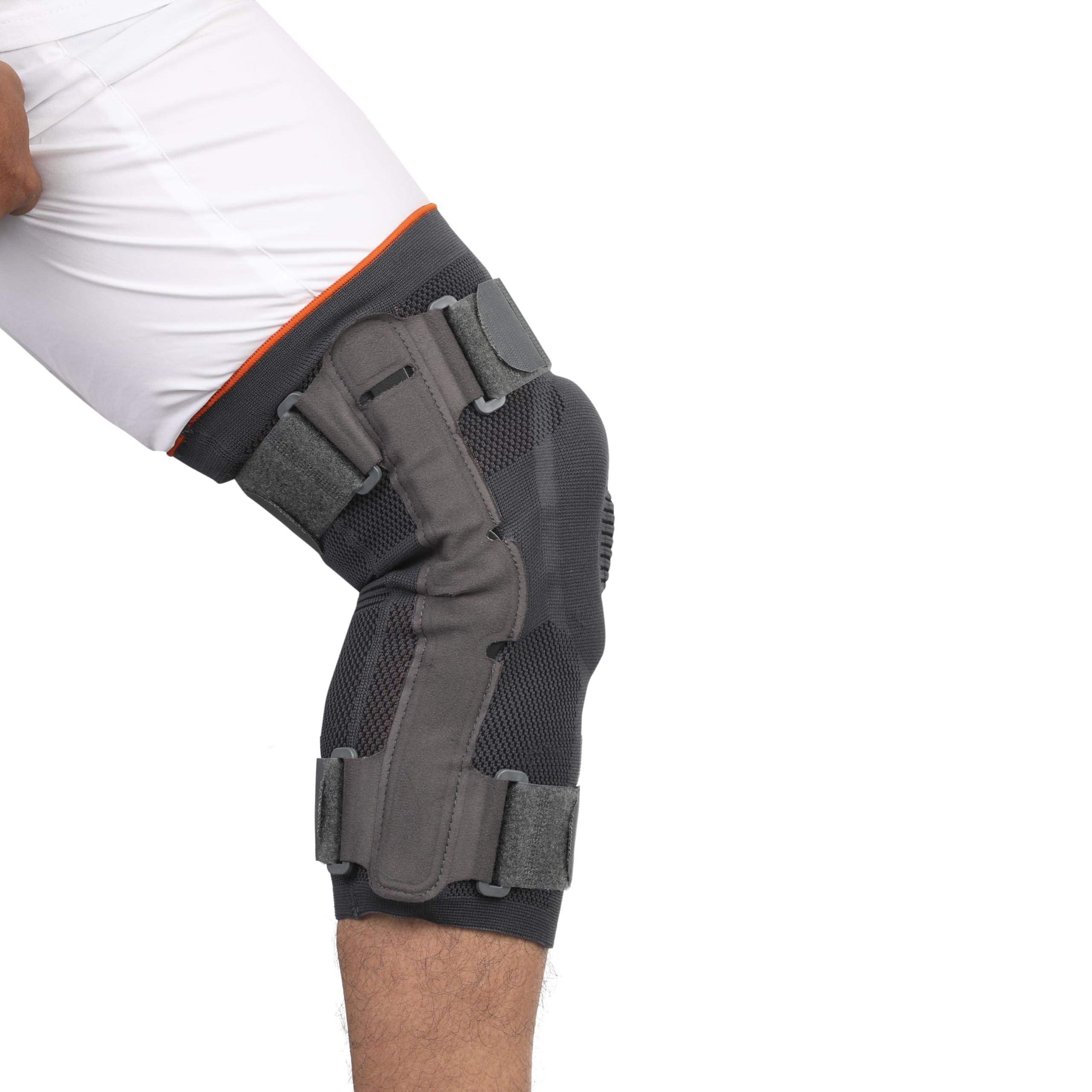 Dyna Dyna 3D Hinged Knee Brace (X Large Right, Grey)