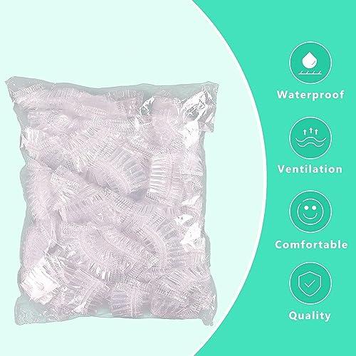 Belanto Waterproof Ear Stickers 500pcs, Disposable Ear Waterproof Ear Protection for Swimming, Showering and Other Water Sports Kids,women Heel Invisible Foot Sticker, Plastic (Disposable Ear Covers 500)