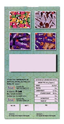 Parle Parle Kismi Assorted with Four Delecious Flavoured Elaichi, Kulfi, Rosemilk & Rajbhog 250+ Toffee or 1230gm