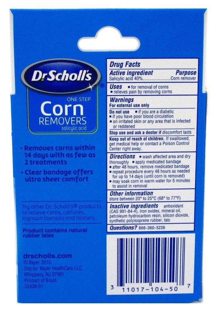 Dr. Scholl\'s Dr. Scholls Corn Remover One Step Maximum Strength (2 Pack)