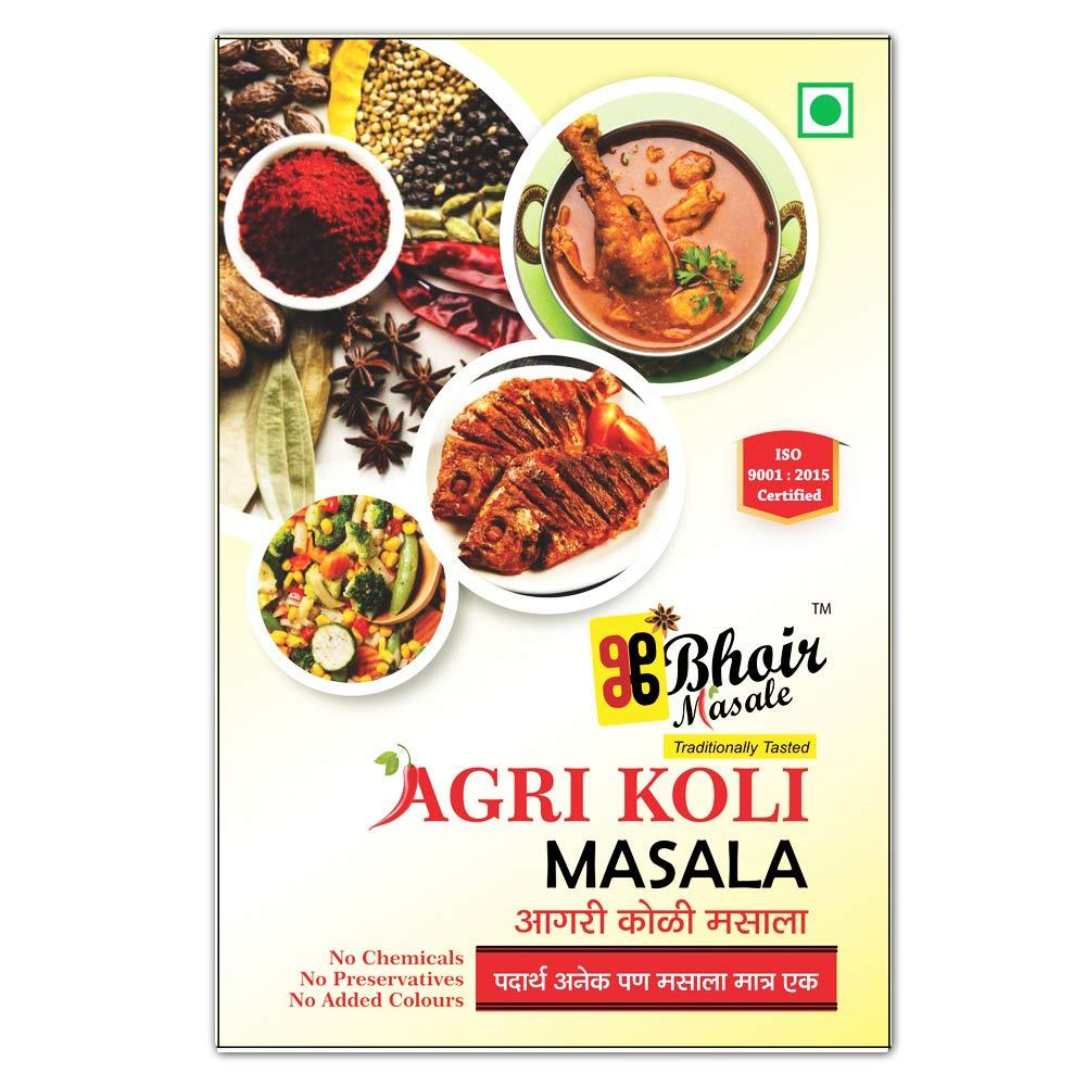 bhoir Masale Agri Masala Homemade Agri koli Masala 240 Grams Combo BHOIR Masale's 80 Grams x 3 Packets