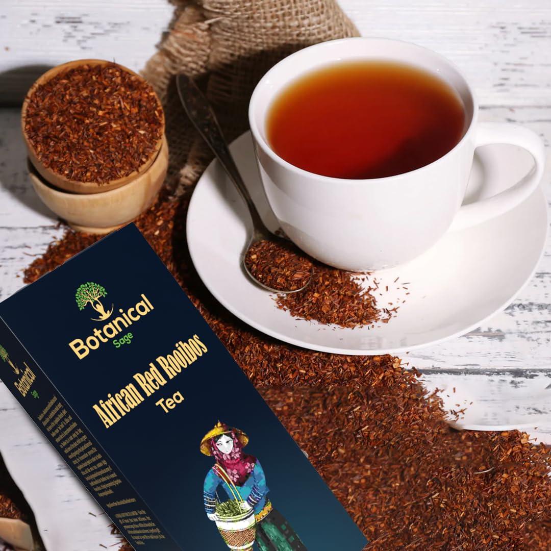 Botanical Sage Botanical Sage- Rooibos Tea 40 Pyramid Tea Bags | South African Red Rooibos | Selected | Luxury Tea