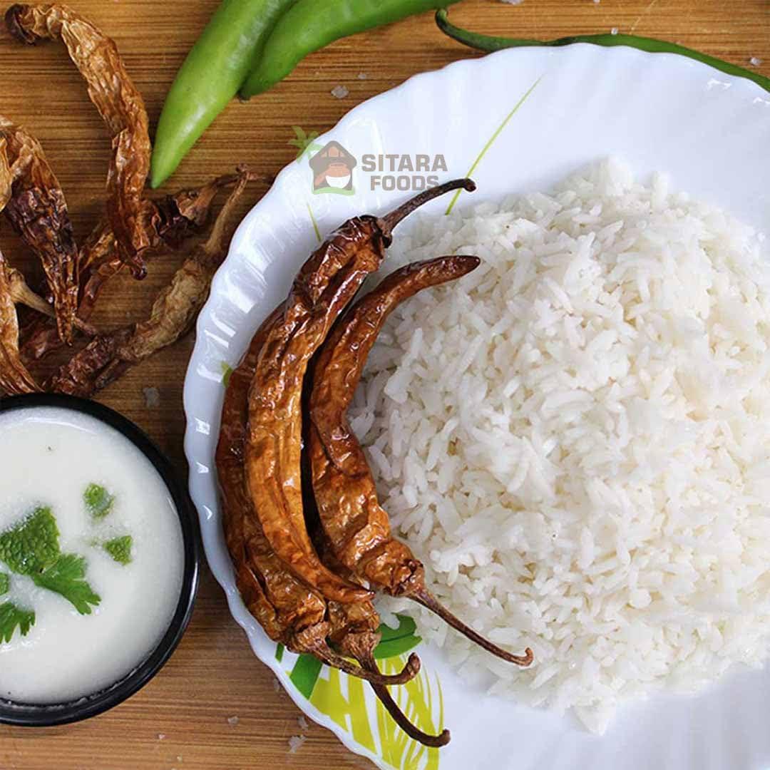 SEEMA Seema Mor Milagai - Sun Dried Curd Chillies - Uppu Melakai - Dahi Mirchi - Tasty & Yummy (100 gm)