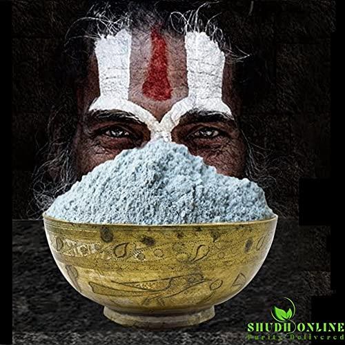 Shudh Online Shudh Online Vibhuti Bhasma, Vibuthi pure powder - Holy ash (200 Grams), Thiruneeru, Shiva Viboothi, Vibhooti, Bibhuti