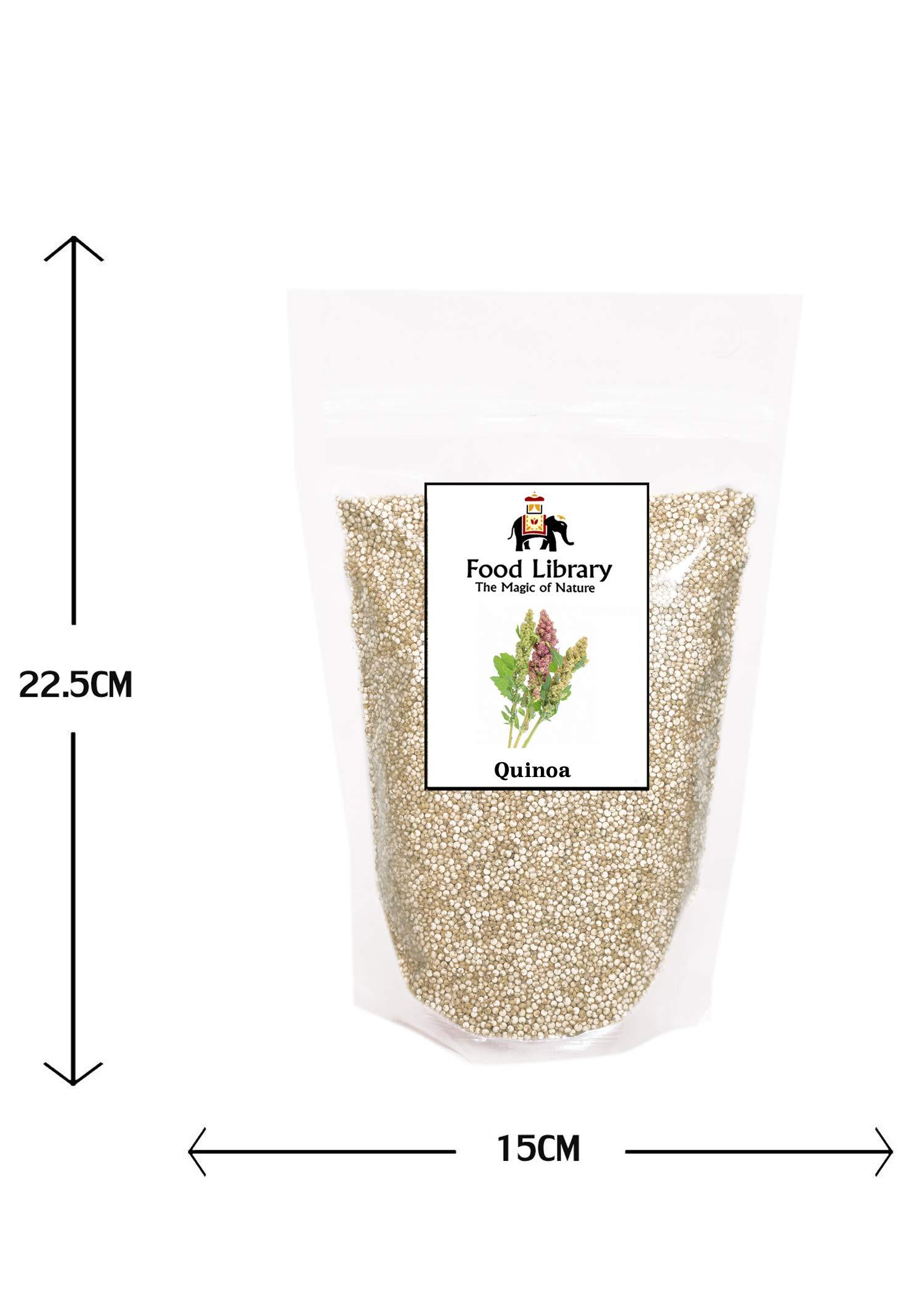 FOOD LIBRARY THE MAGIC OF NATURE FOOD LIBRARY THE MAGIC OF NATURE Gluten-Free White Quinoa Grain (800g)