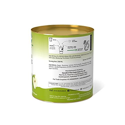 The Tea Planet The Tea Planet Green Apple Lemonade Premix to be added with Water/Soda/Ice Cubes - 800 gm