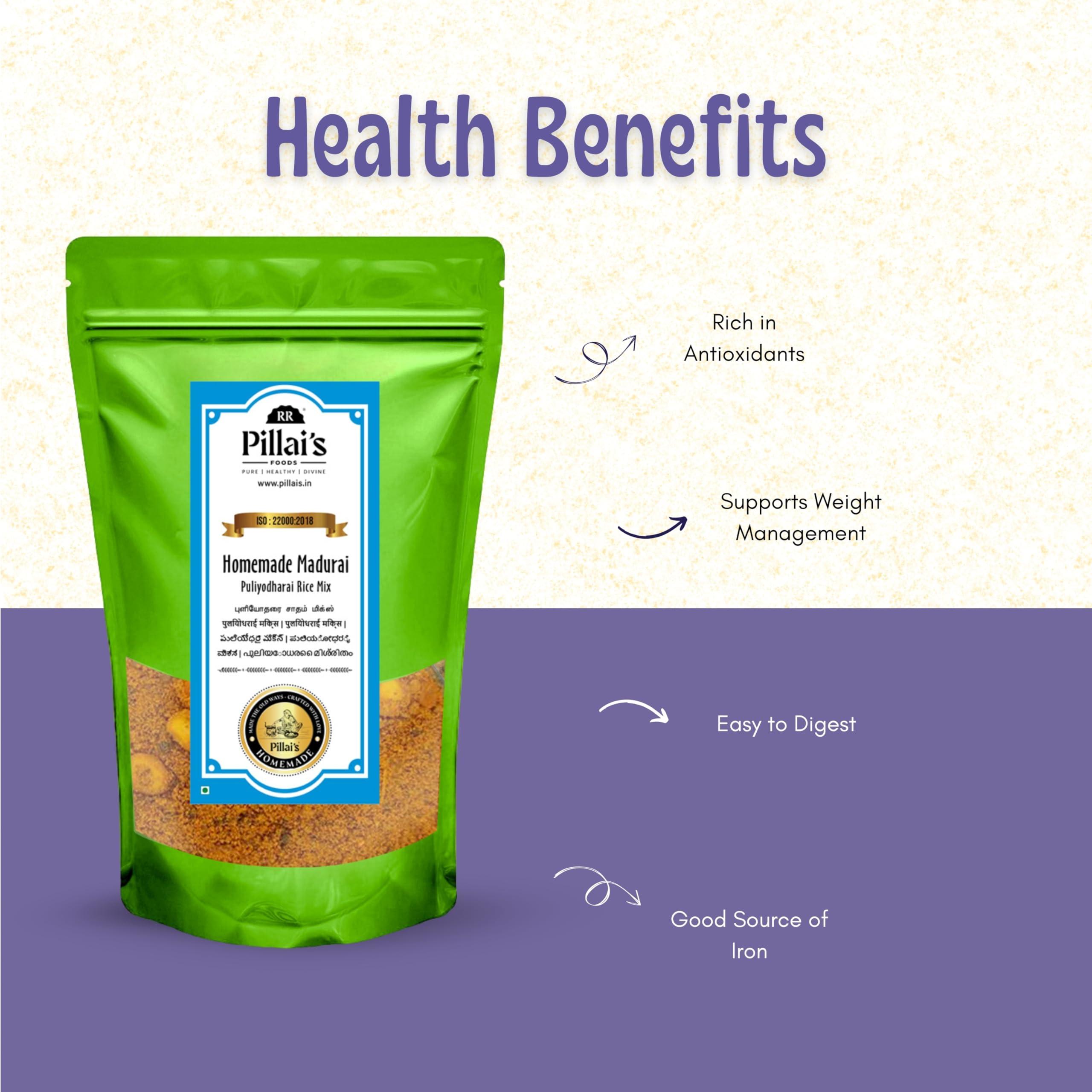 RR PILLAI'S RR PILLAI\'S Puliyotharai Rice Mix Powder - 100grams