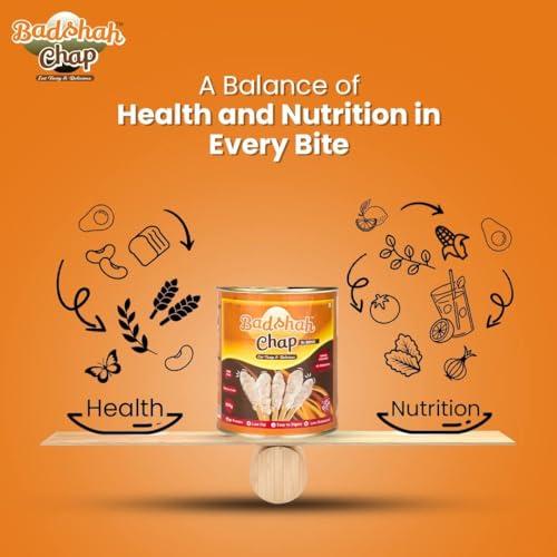 Badshah Chap Badshah Chap SOYA Chaap in Brine, 800g (Vegan, Chunks on Stick, 500g Drained Weight, Rich in Plant Protein, SOYA Chap)