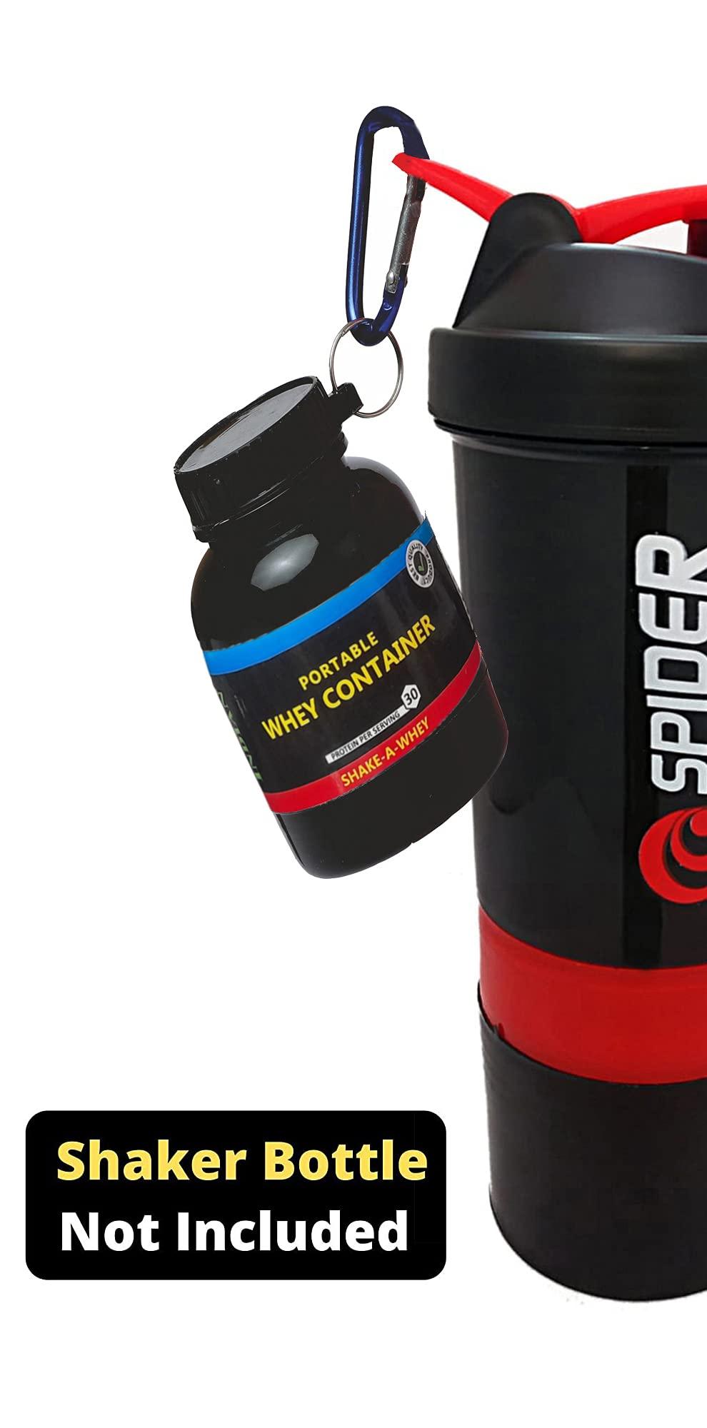 True Indian True Indian Amazing Whey loader Protein Carry Funnel Portable Protein Whey or Supplement Powder Combo Pack of 5 Carrying Whey Funnel and Container Box with Key-Chain (BLUE)