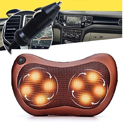 GETZET GETZET Car Massager Electric Pillow Personal Back Pain Relief, Neck Back Massager Full Body Anti-Stress Pain Relief Massager Pillow with 8 Ball For Home Office.