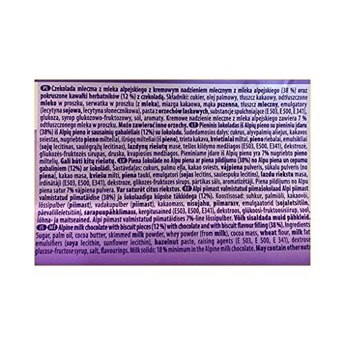 Milka Milka Chips Ahoy Chocolate Bar, 4 X 100 g