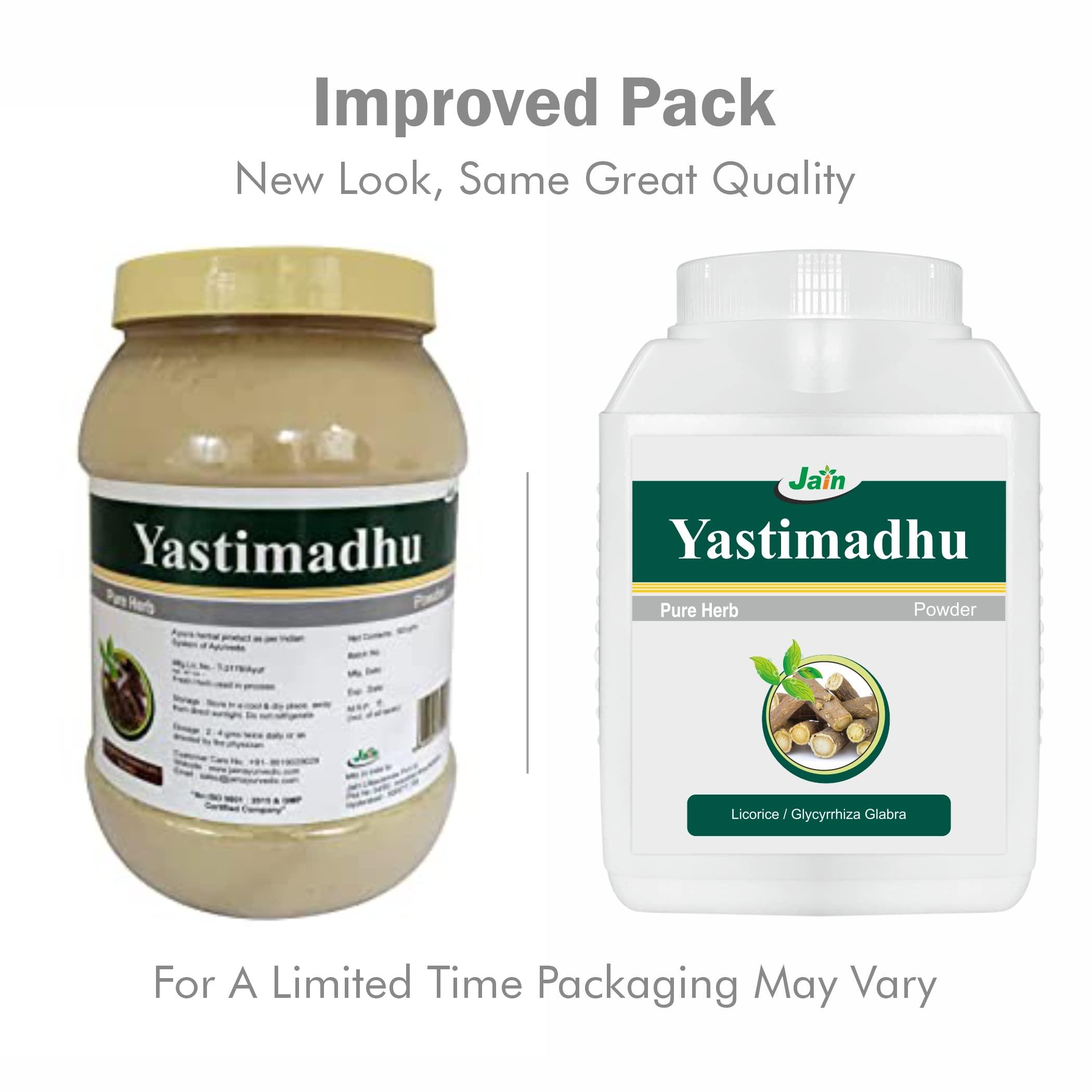 JAIN JAIN Pure Mulethi (Yastimadhu Or Licorice) Powder| Skin Whitening And Lightening - 100% Natural - 400G, All