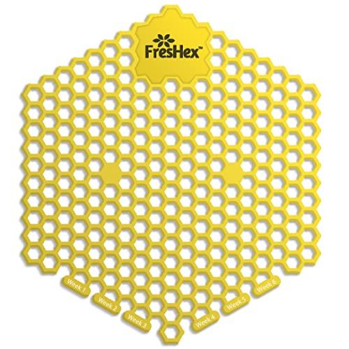 FresHex FresHex Fragrant Urinal Screen Hexapack with 3 Pieces of Arabic Oudh and 3 pieces of Ocean Breeze