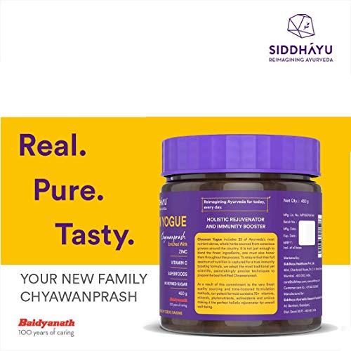 SIDDHAYU Siddhayu Immunity Booster Combo Pack (From the house of Baidyanath) |Chyawan Yogue 450 Gm, Turmeric Yogue 100 Gm