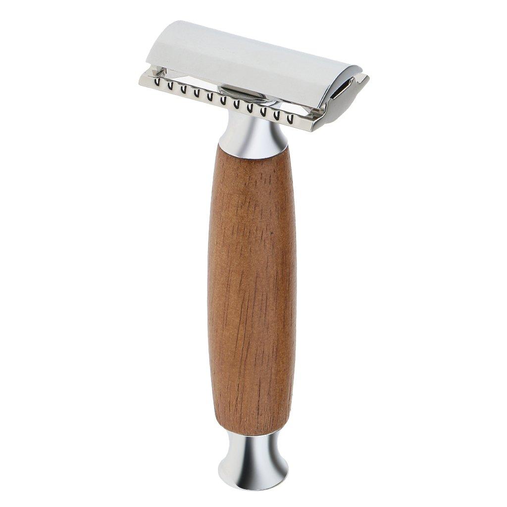 COMBR COMBR Men's Vintage Double Edge Safety Shaving Razor Alloy Classic Manual Shaver