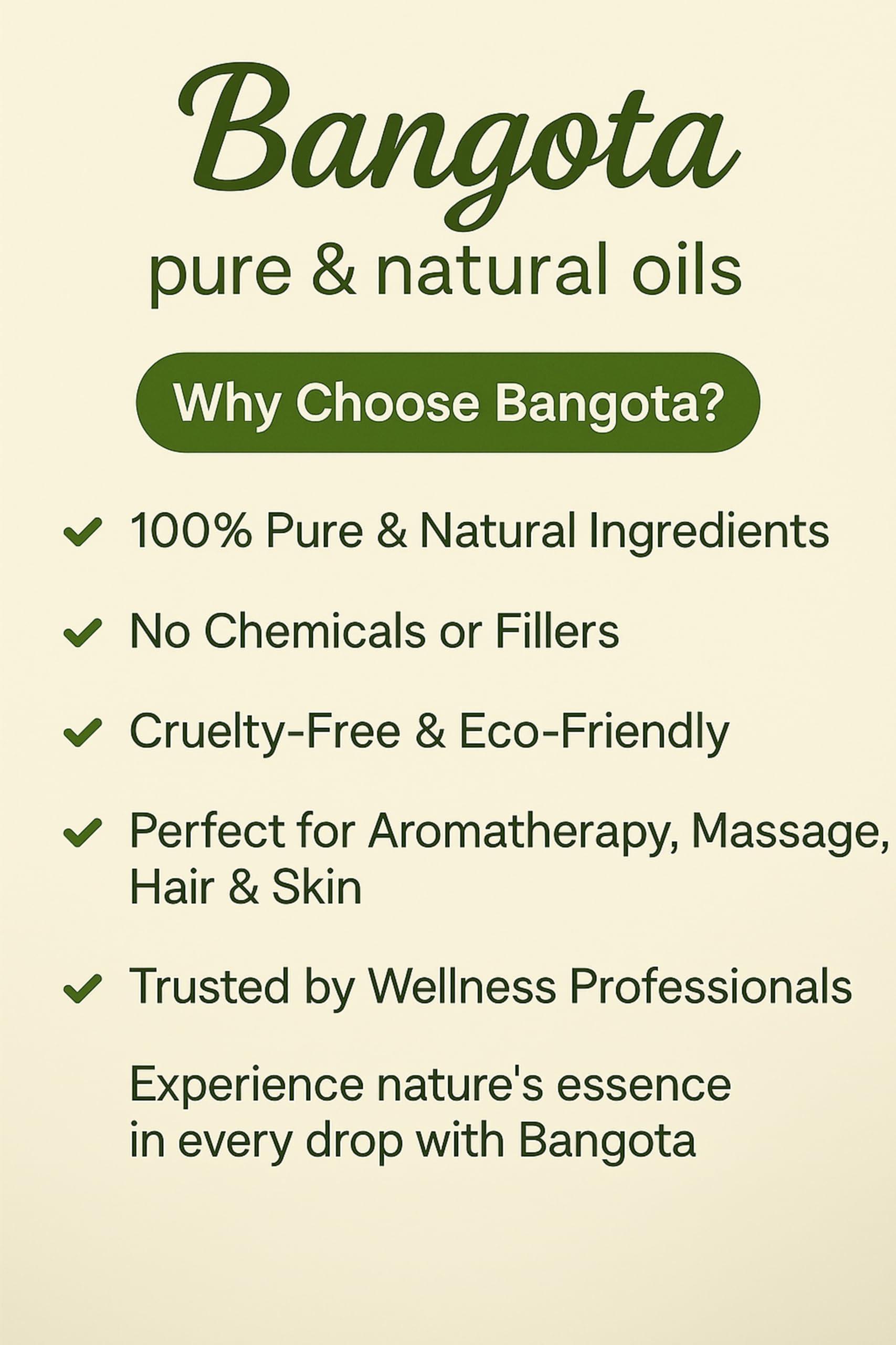 Bangota Bangota Gotu Kola (Centella) Pure & Natural Carrier Oil (Centella asiatica) (15 ml (0.50 Oz))