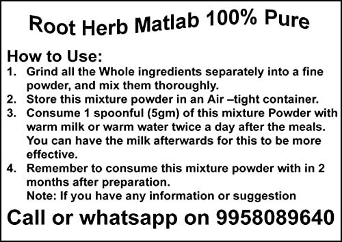 Hardia Hardia ashwagandha shatavari dhaga mishri safed musli kaunch beej 500 gm combo pack 100gm each