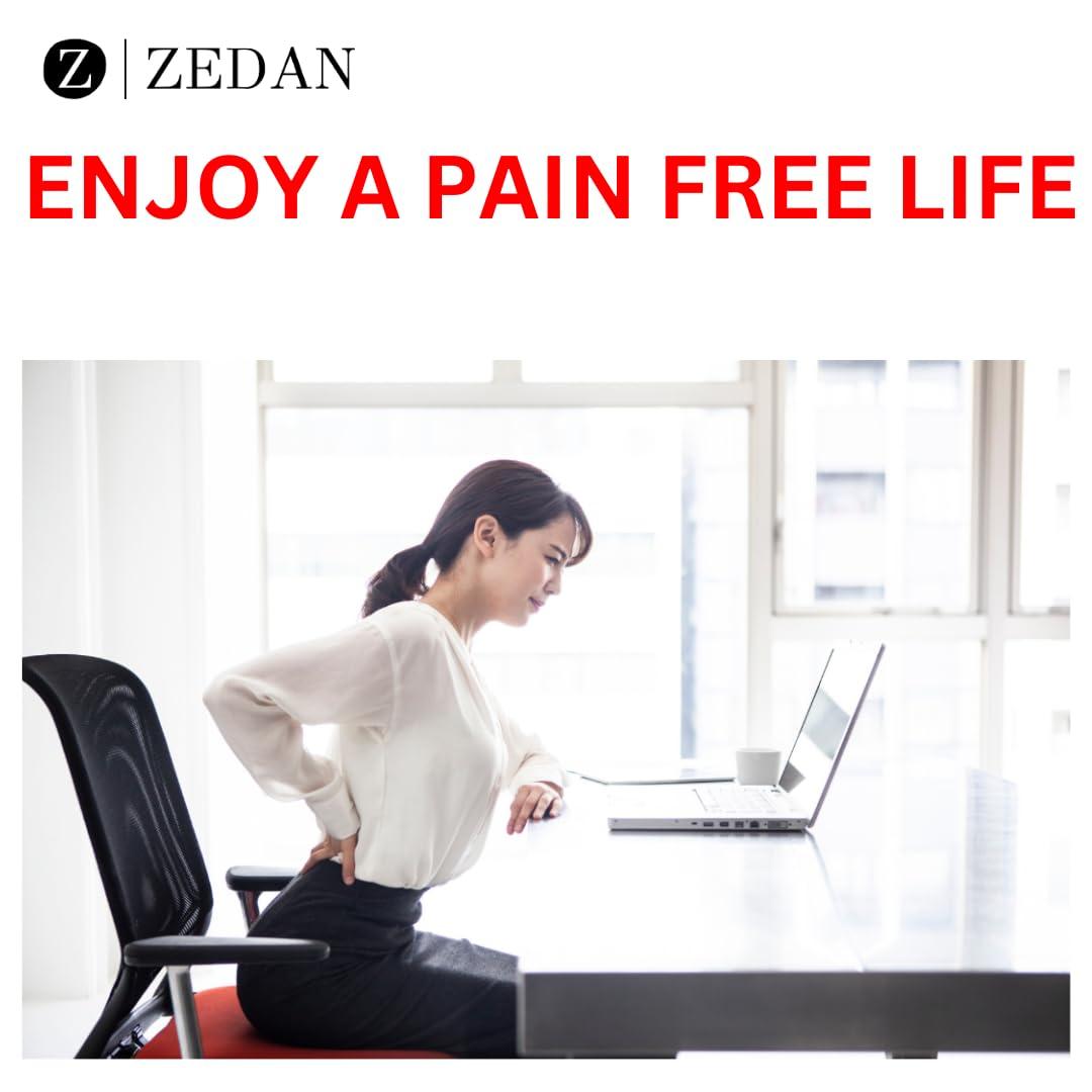 ZEDAN ZEDAN Neoprene Posture Corrector Back Support Belt|For Shoulder Support,Back Pain Relief,Back Straightener Brace|For Spine & Body Posture Correction,Clavicle Support|For Men & Women (Full, One Size)