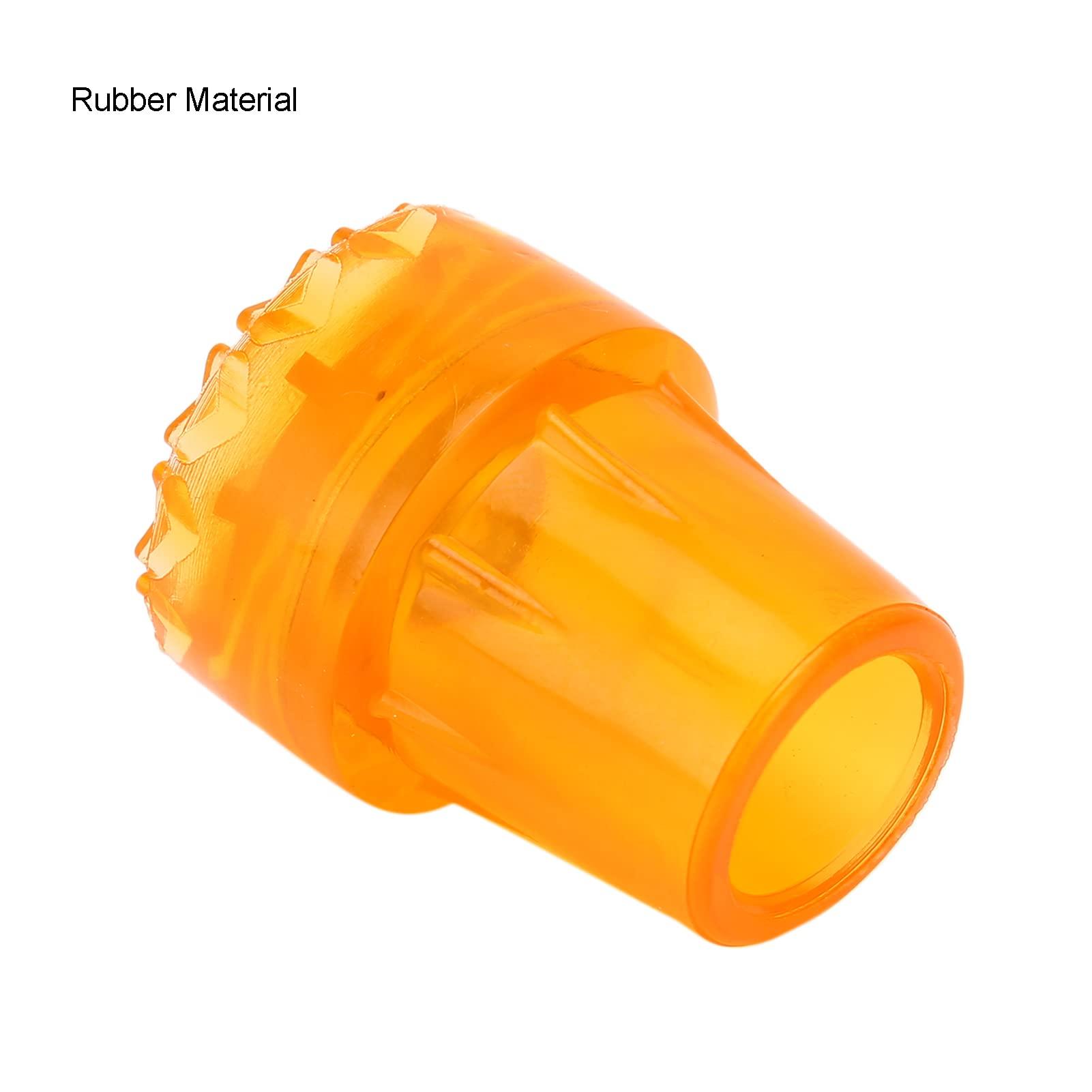 Dioche Crutch Tips, 5Pcs 19mm Thicken Crutch Tip Skid Resistant Rubber Cane Tip Wearproof Crutches Accessories