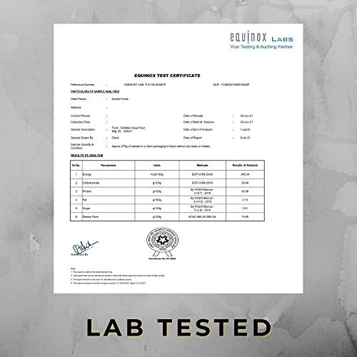 Qonty Qonty Defatted Soya Flour and Defatted Soya Noodles | Lab Tested | No Preservatives | High Protein | Low Carb | Rich in Micro Nutrients | Rich in Fiber (DSF 800g + DSN 250g)