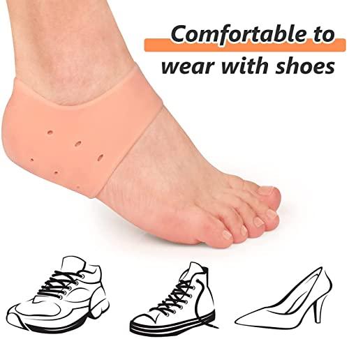 Nav Wings Heel Pain Relief Products For Women Anti Crack Silicon Gel Heel And Foot Protector Moisturizing Socks for Foot Care, leg pain relief products And Heel Pad for Men And Women BY VIVNITS