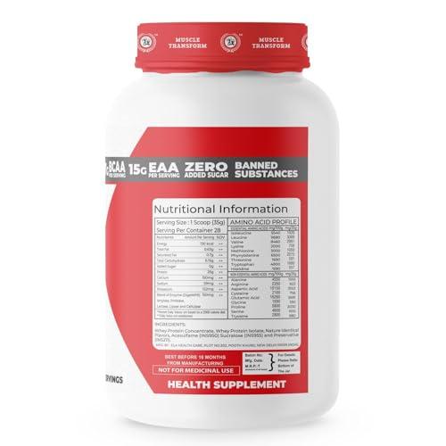 MUSCLE TRANSFORM MUSCLE TRANSFORM CLASSIC WHEY PROTEIN WITH 25GMS OF PROTEIN PER SERVING | MUSCLE GAIN | STRENGTH | MUSCLE RECOVERY (IRISH CHOCOLATE, 1KG)