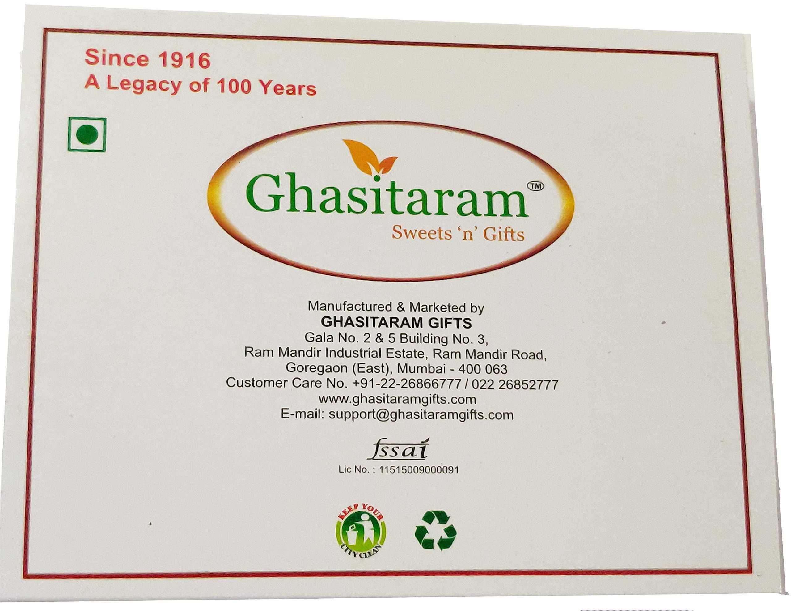 Ghasitaram Gifts Ghasitaram Gifts Sweets Ganesha Chaturthi Gifts Modaks Sugarfree Mango Twin Kaju Modaks 400 GMS