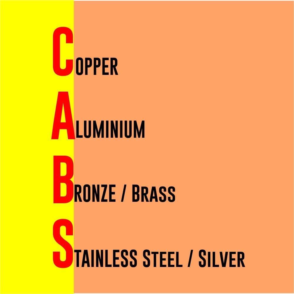 DOT Homecare Products DOT CABS - Copper Aluminium, Brass, Stainless Steel, Silver Cleaner | Instant clean, No Itchiness, No Black Marks, Shine lasts upto 20 days (400ml)