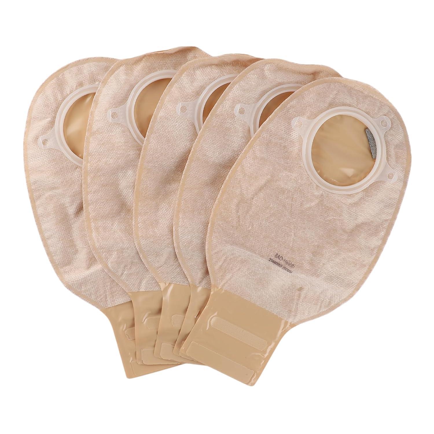 Bao Health Bao Health, 70 mm Skin Barrier Flange and Two piece open Pouch with filter & Velcro closure for Colostomy and Ileostomy (3017001+2207008F) (Set of 2)