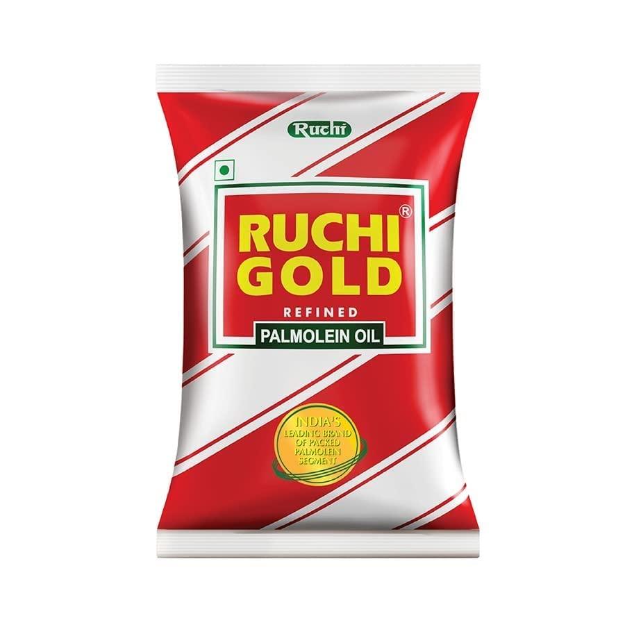 Ruchi Gold Ruchi Gold Refined Palmolein Oil Pouch, 1L - Pack of 10