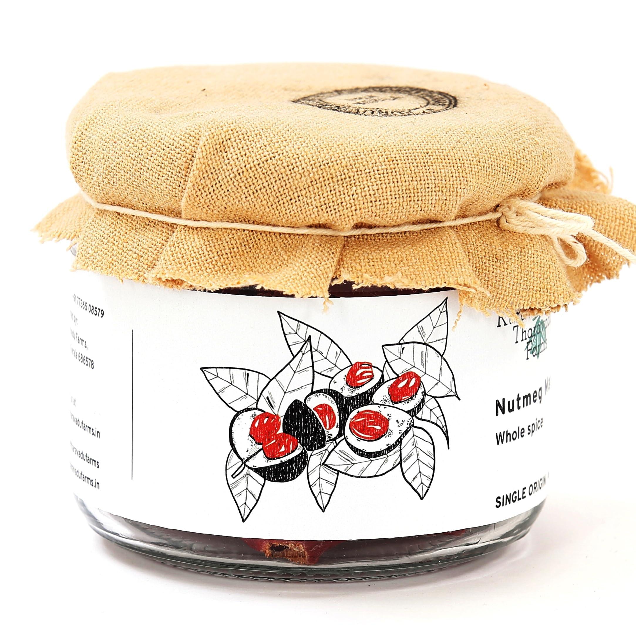 Kuruvinakunnel Tharavadu Farms Nutmeg Mace (Organically Grown | Single Origin | Farm To Table) 20 gms