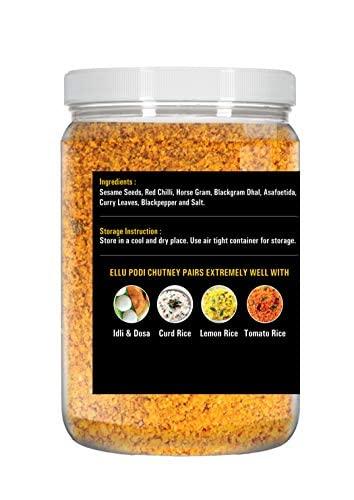 AGRI CLUB Til Chutney Powder 400gm (Pack of 2) Each 200gm | Instant Ready Mix Chutney | Agri Club