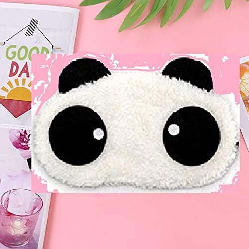 Geekmonkey Geekmonkey Panda Sleeping Plush Eye Mask And Blind Fold Nap Eye Shade Cartoon Blindfold Sleep Eyes Cover Sleeping Travel Rest Eye Patch Sleep Mask (eyemask-Single Dot eyes)