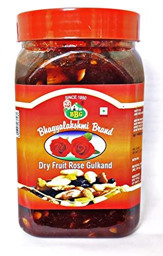 Bhagyalakshmi Brand Gulkand Malleshwaram Bhagyalakshmi Rose Gulkand Karnataka Special (500 gram, Dry Fruit Rose Gulkand)