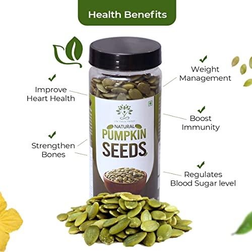 Life Value Herbal LVH Pumpkin Seeds Raw Pumpkin Seeds for Eating | Immunity Booster and Protein Rich Seeds | Healthy Diet Snacks (500Gm)