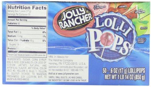 JOLLY RANCHER JOLLY RANCHER Lollipops Bulk Candy, 805 G, Apple