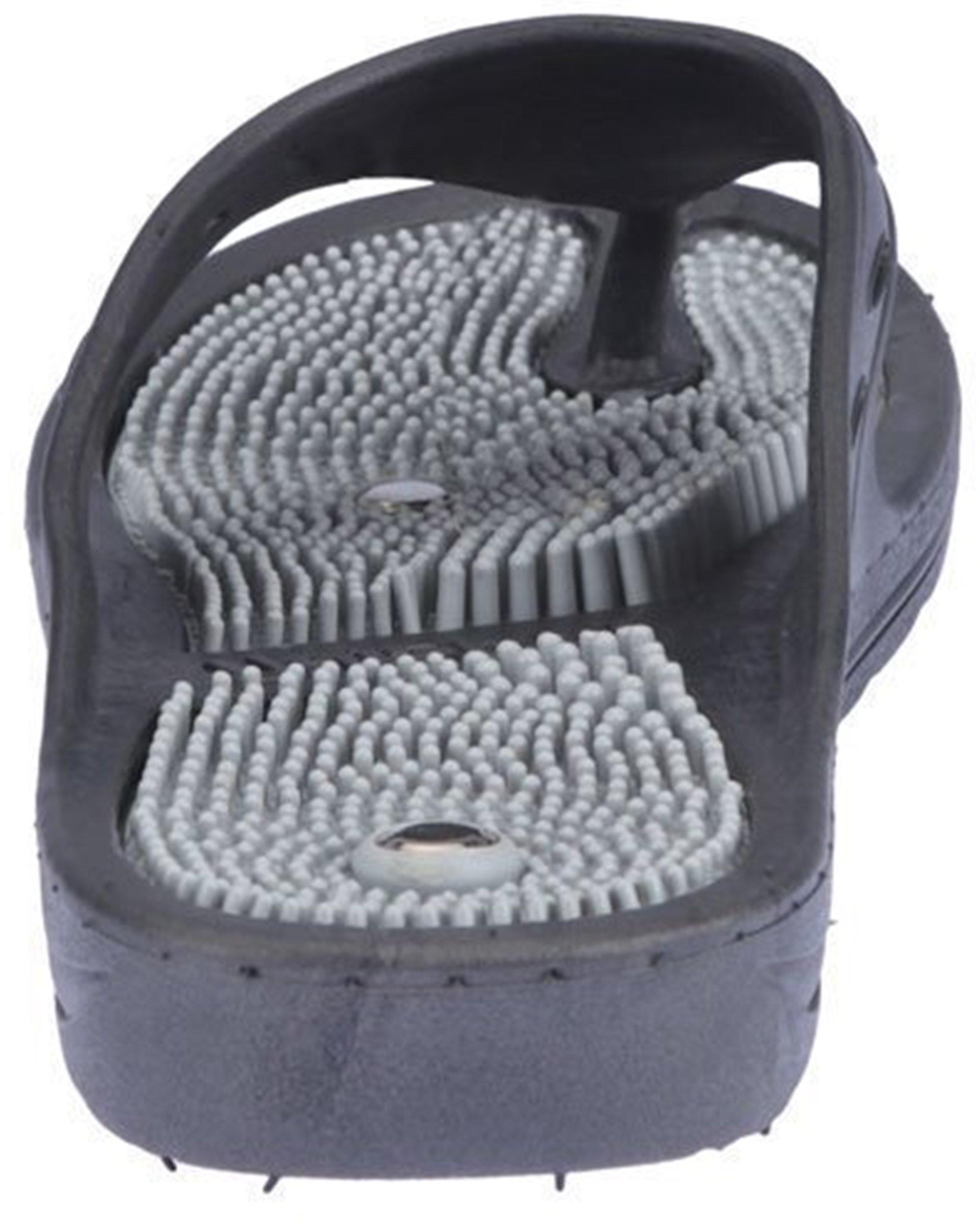 Super India Store Super India Store Acupressure Slippers Sandals (Unisex) for Pain Relief & Total Health Care (GH-01- GREY -SIZE-06)