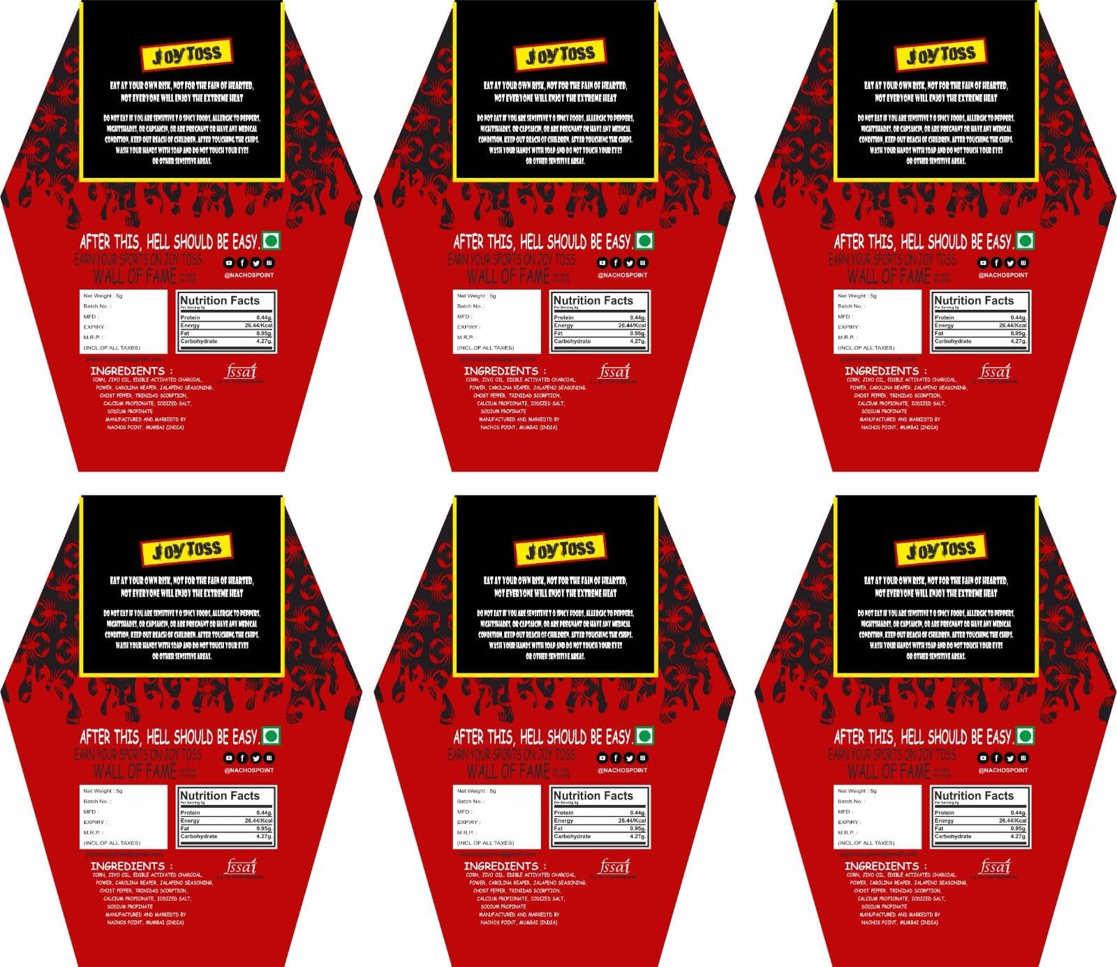 JOYTOSS JOYTOSS One Pcs Chips Challenge (Pack of 6)