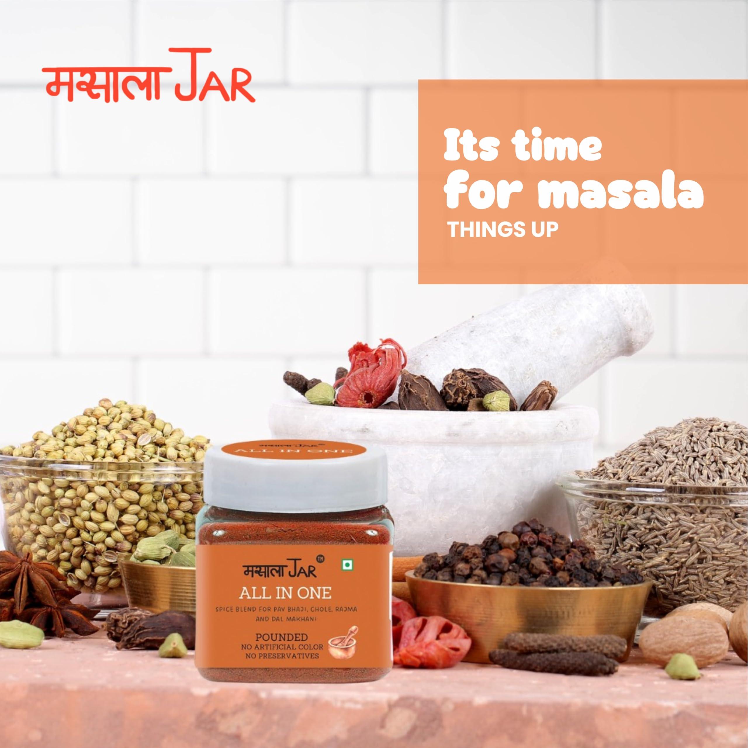 MASALAJAR MASALAJAR All In One Masala - 100g | Iron Pounded Spices |Chulha Roasted | No Added Color Or Preservatives