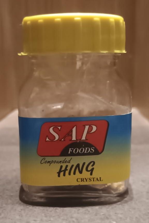 ENTERPRISES SAP Foods Strong Natural Asafoetida Pure Hing Powder | Hand Pounded Kadak Heeng COMBO Pack 25gx3 Powder, Crystal & Paste - Set of 3
