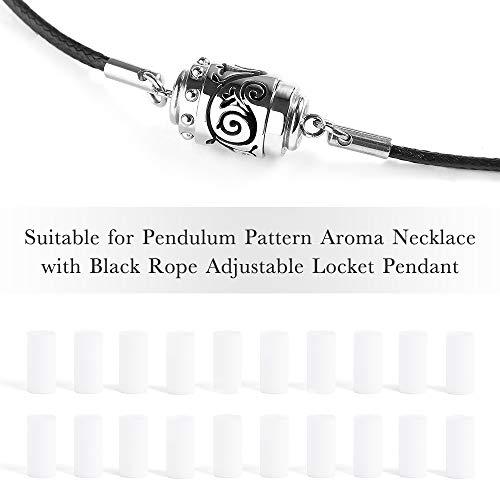 Home-Cloud 20PCS Diffuser Necklace Refill Sticks Diffuser sticks Replacement, Absorbent Mini Refill Sticks for Pendulum Pattern Aroma Necklace